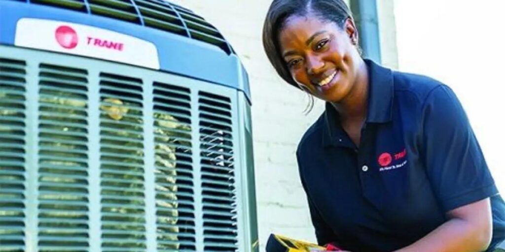 Trane air conditioner in Springfield Missouri.