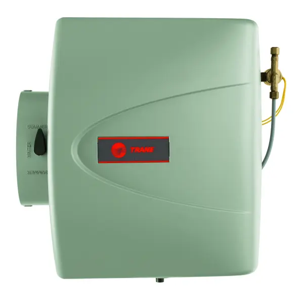 Trane Bypass Humidifier, highlighted by SS&B Heating & Cooling in Springfield, MO - engineered for efficient moisture distribution and enhanced indoor well-being.
