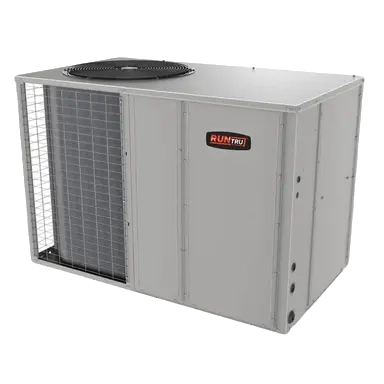 RunTru 4WCA4 Packaged Heat Pump Unit, designed for superior heating and cooling efficiency by SS&B Heating & Cooling.
